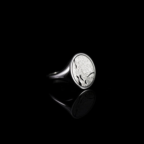 Anillo La Noche Estrellada - nativosjewelry