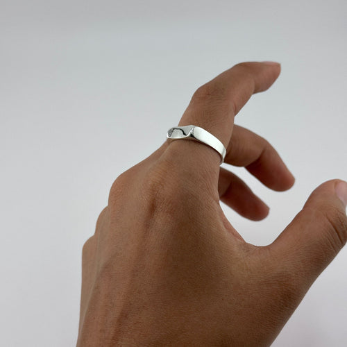 Anillo Sello Curvo - nativosjewelry