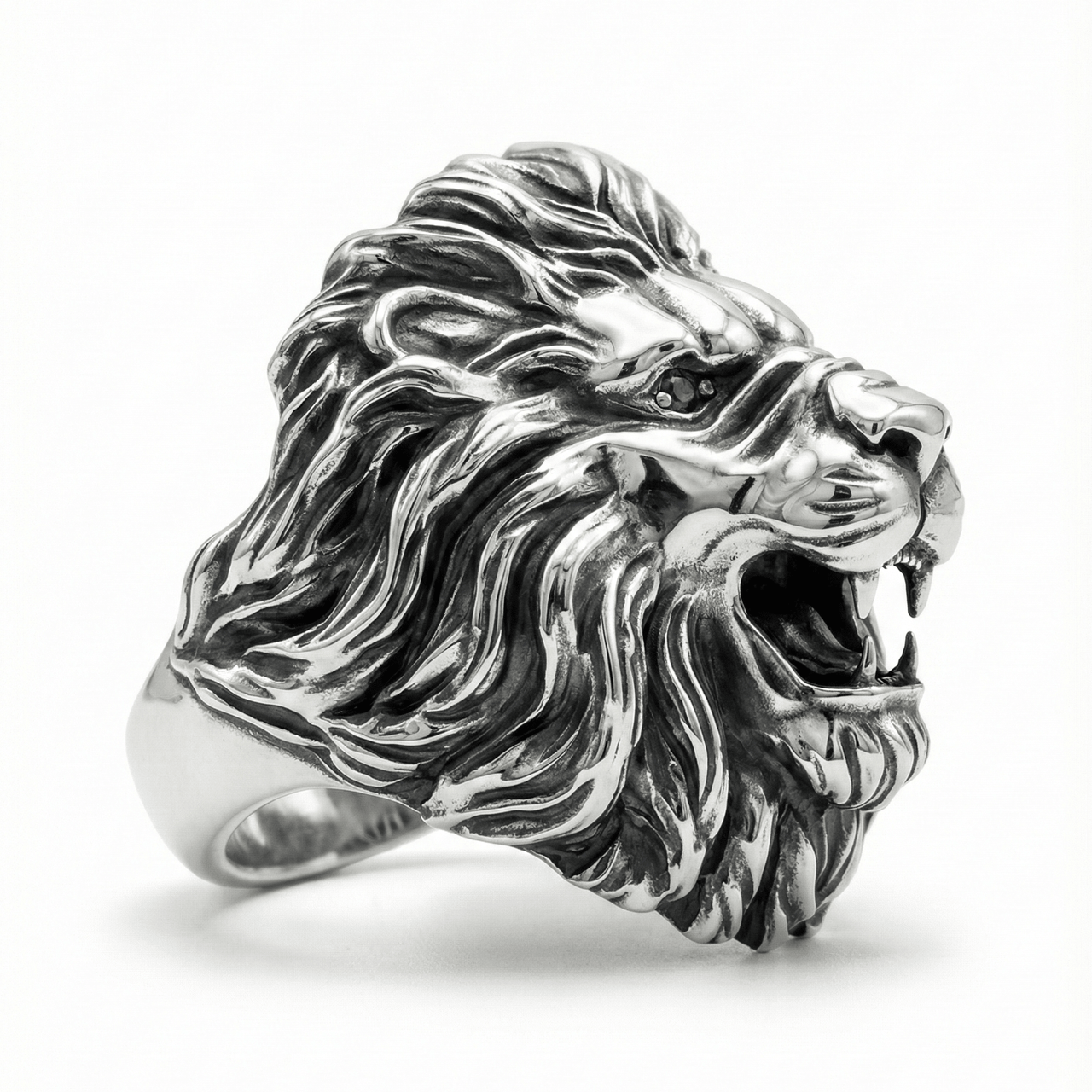 Anillo León de Plata 950 – Predator - nativosjewelry