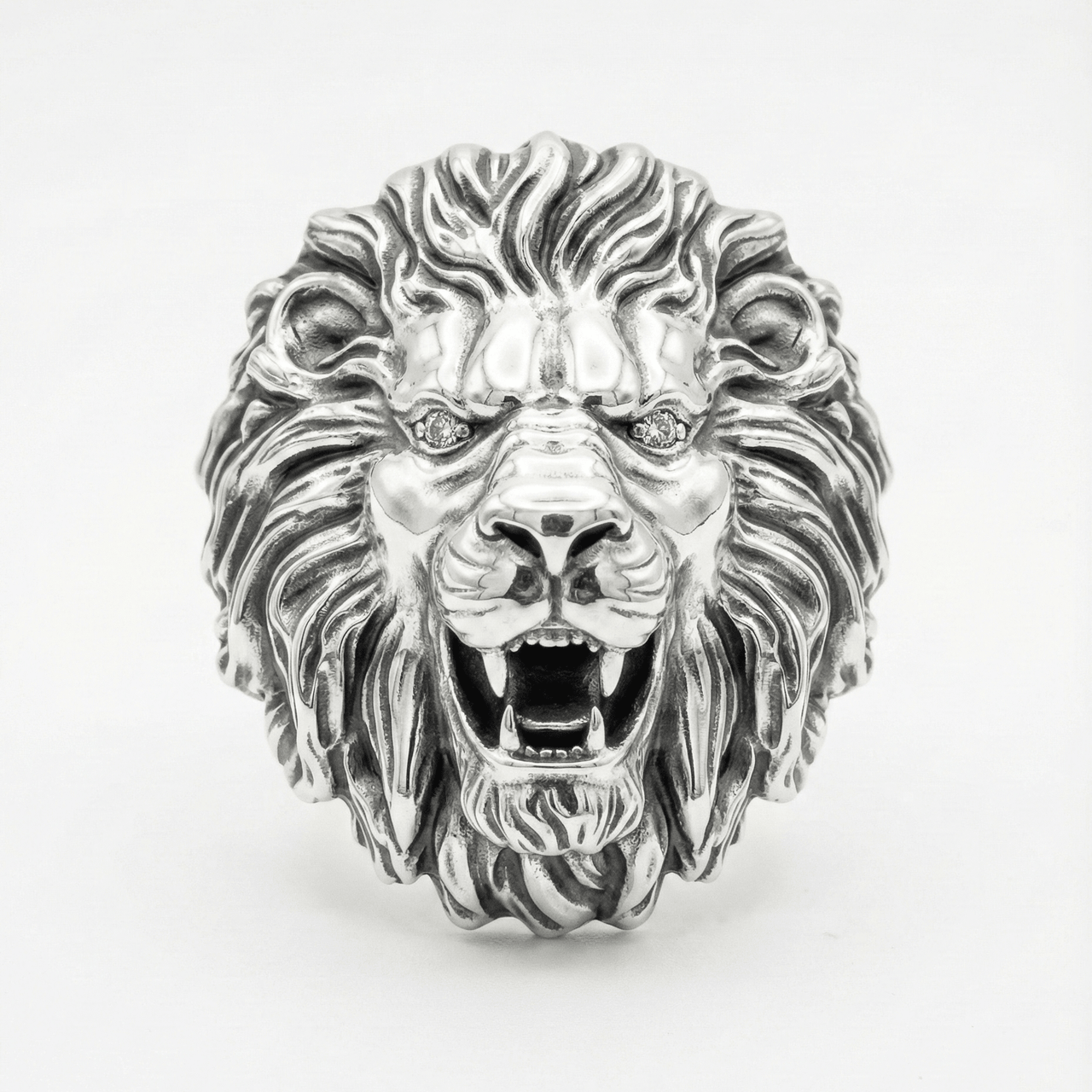 Anillo León de Plata 950 – Predator - nativosjewelry