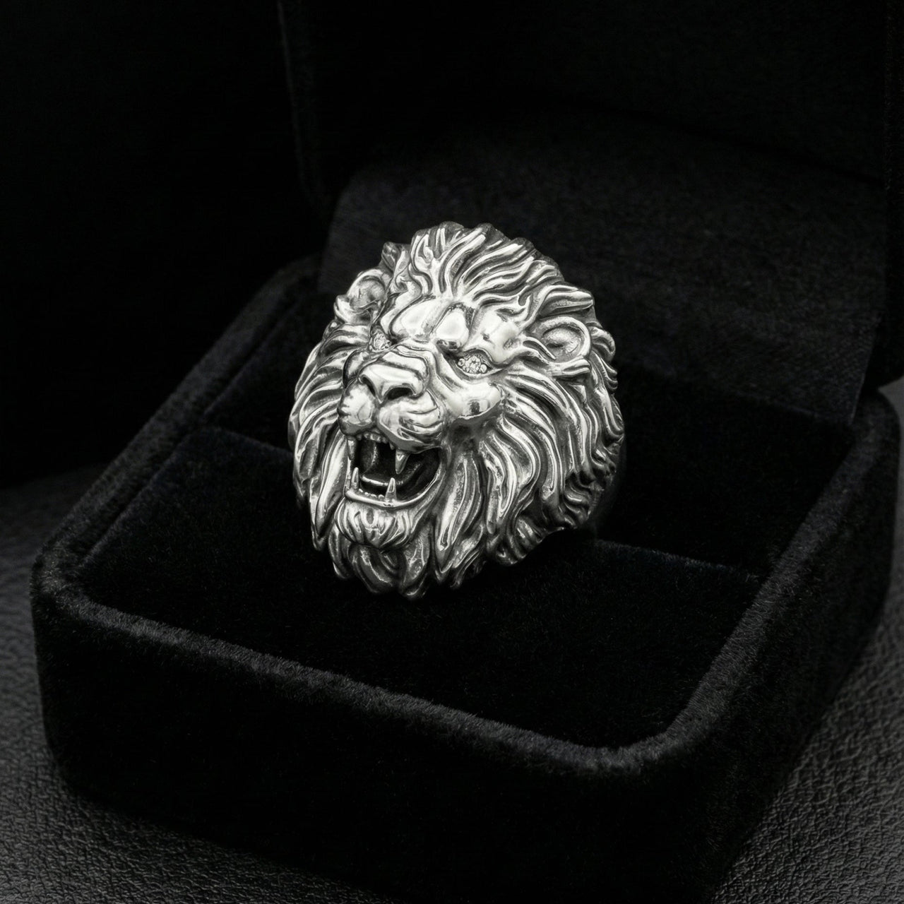 Anillo León de Plata 950 – Predator - nativosjewelry