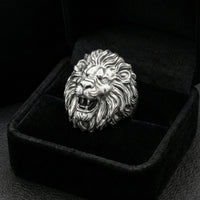 Thumbnail for Anillo León de Plata 950 – Predator - nativosjewelry