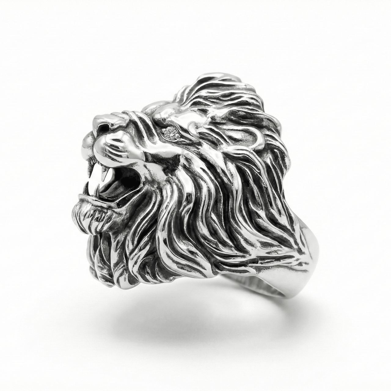 Anillo León de Plata 950 – Predator - nativosjewelry