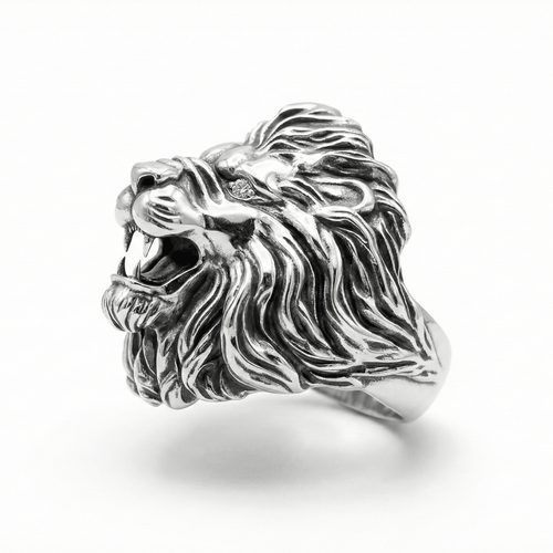 Anillo León de Plata 950 – Predator - nativosjewelry