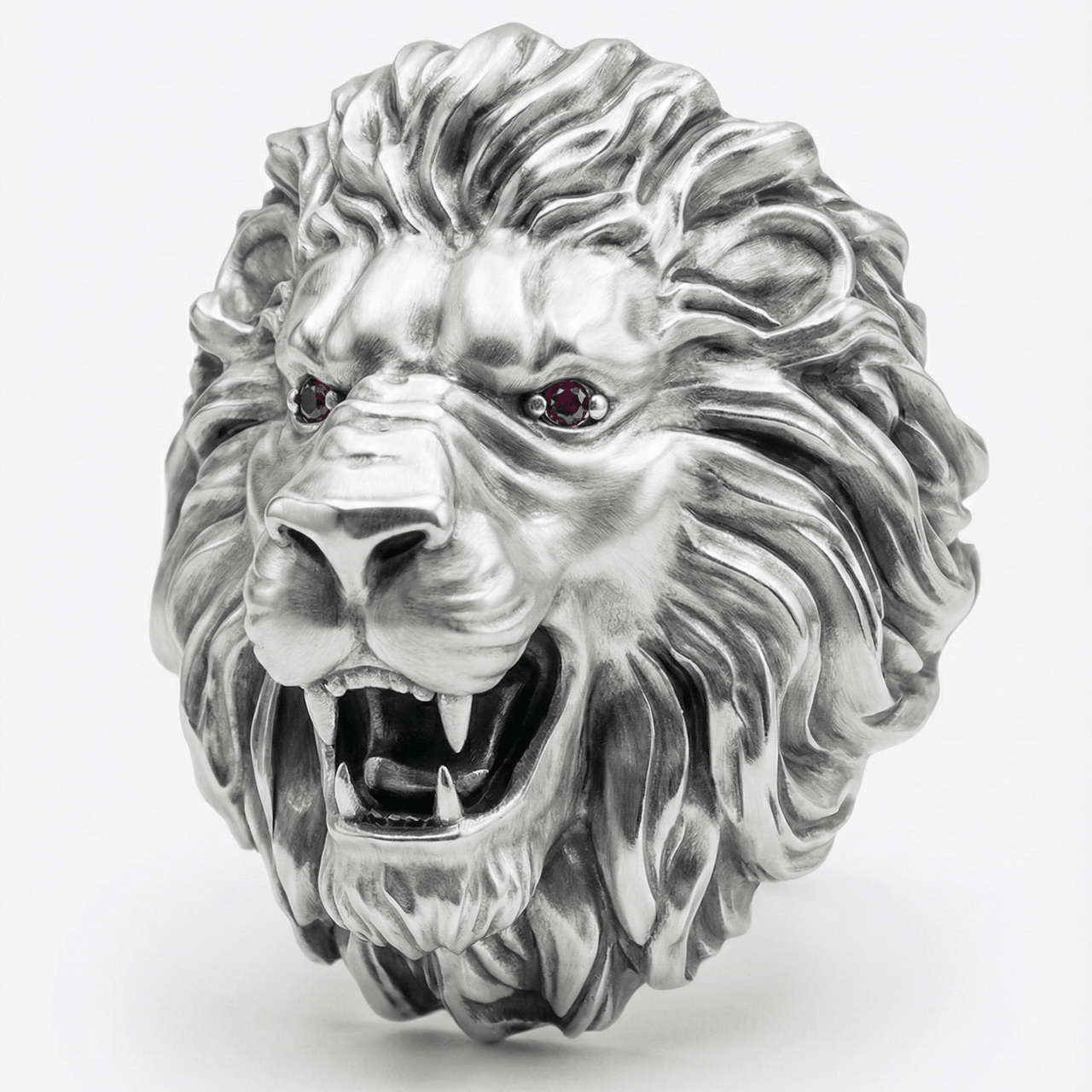 Anillo León de Plata 950 – Predator - nativosjewelry