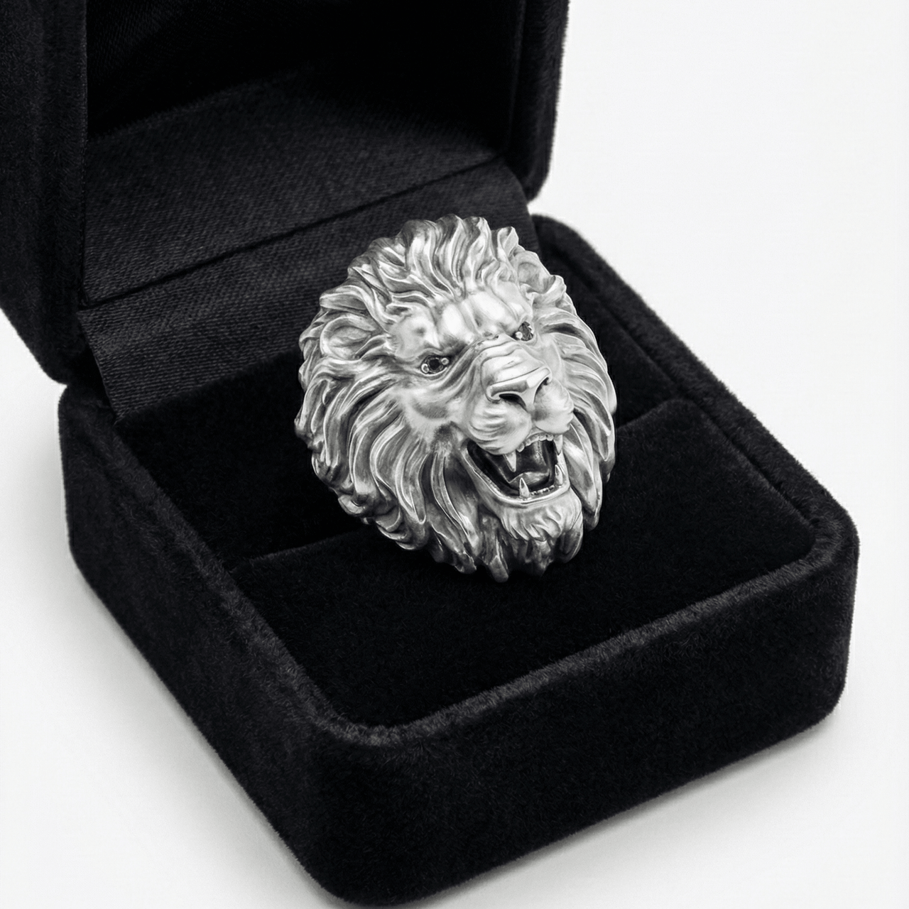 Anillo León de Plata 950 – Predator - nativosjewelry