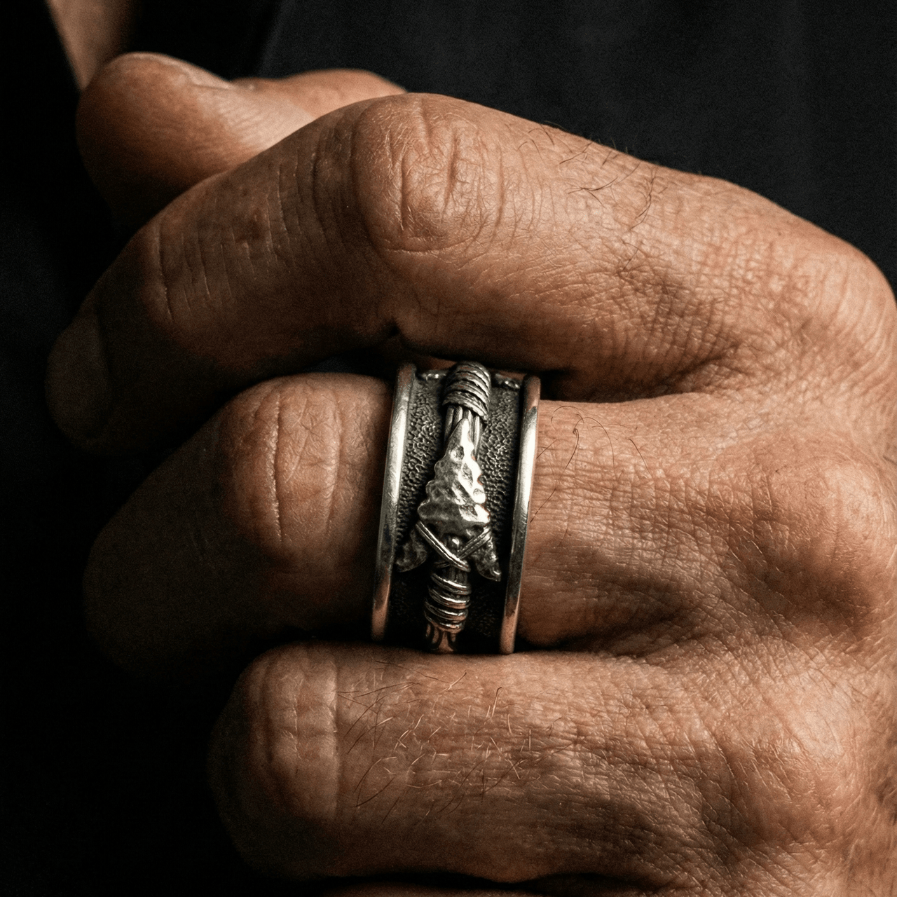 Arrow — Anillo Plata 950 - nativosjewelry