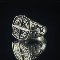 Thumbnail for Compass — Anillo Plata 950 - nativosjewelry