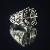 Thumbnail for Compass — Anillo Plata 950 - nativosjewelry