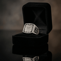 Thumbnail for Anillo Escudo Legado — Family Crest Ring Silver 950 - nativosjewelry