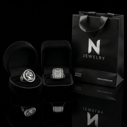 Anillo Escudo Legado — Family Crest Ring Silver 950 - nativosjewelry