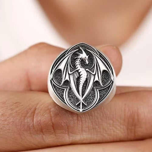 Dragón — Anillo Plata 950 - nativosjewelry