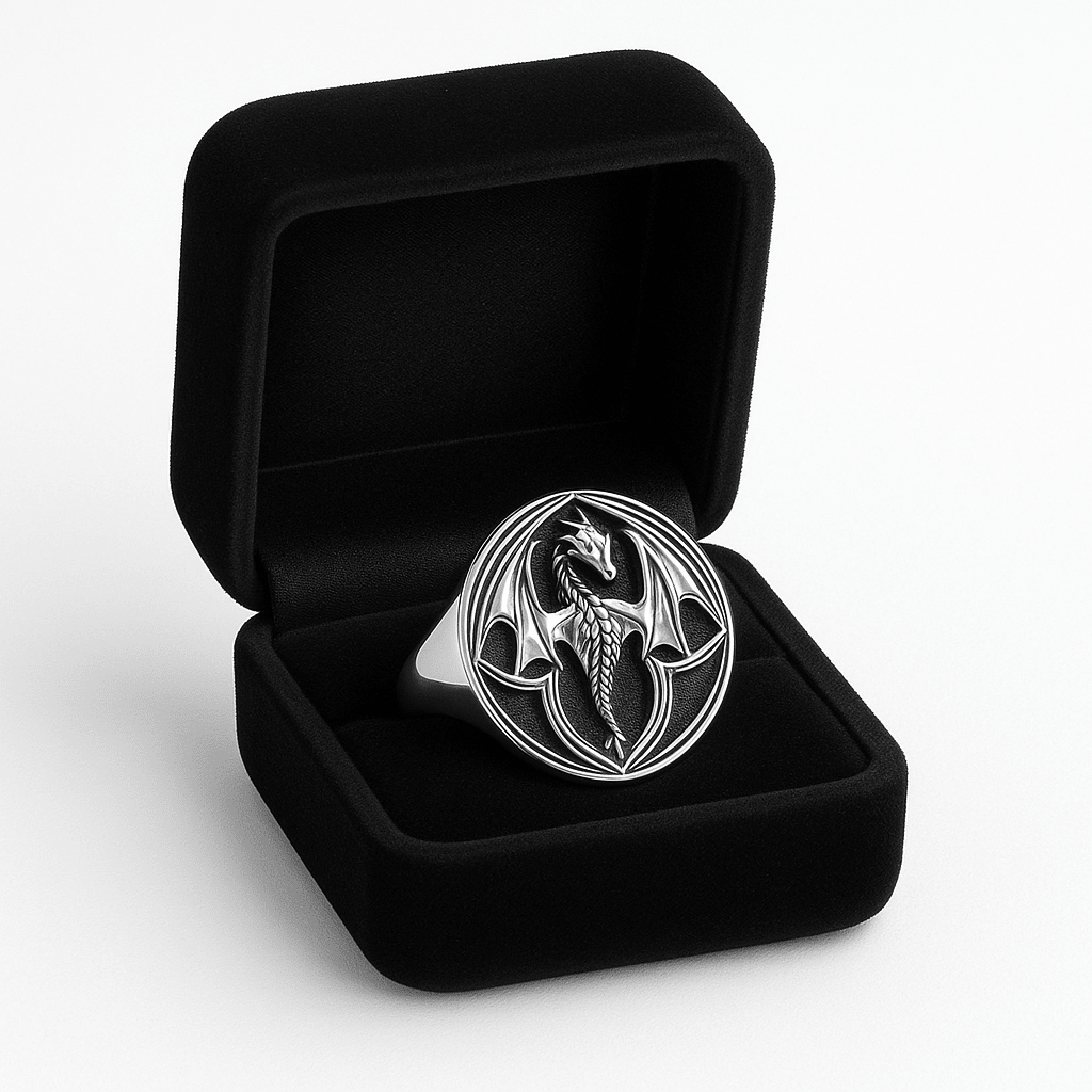 Dragón — Anillo Plata 950 - nativosjewelry