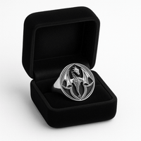 Thumbnail for Dragón — Anillo Plata 950 - nativosjewelry
