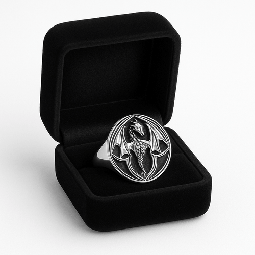 Dragón — Anillo Plata 950 - nativosjewelry