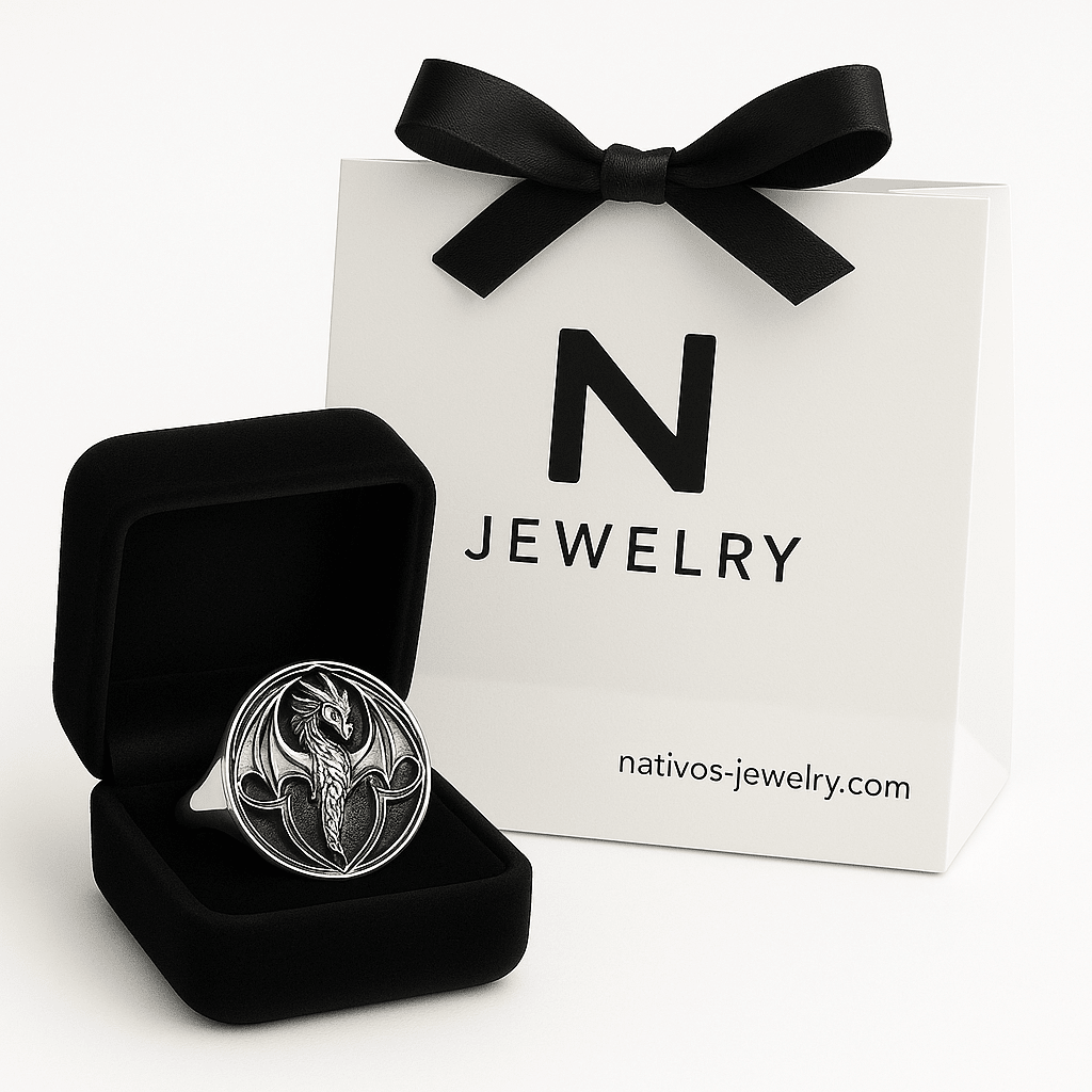 Dragón — Anillo Plata 950 - nativosjewelry