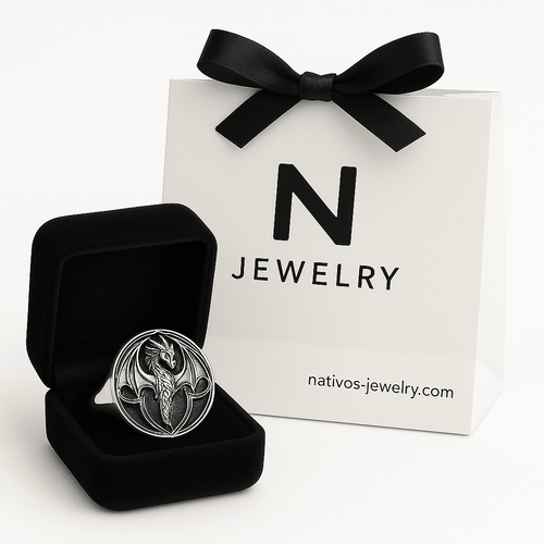 Dragón — Anillo Plata 950 - nativosjewelry