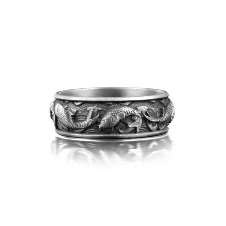 Koi — Anillo Plata 950 - nativosjewelry