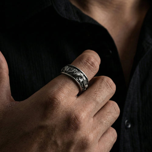 Koi — Anillo Plata 950 - nativosjewelry