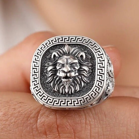 León de Crin — Anillo Plata 950 - nativosjewelry