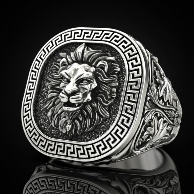 León de Crin — Anillo Plata 950 - nativosjewelry