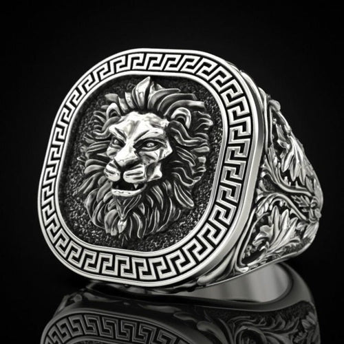 León de Crin — Anillo Plata 950 - nativosjewelry