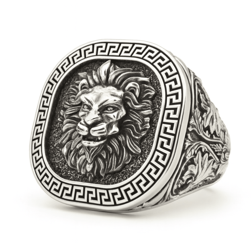 León de Crin — Anillo Plata 950 - nativosjewelry