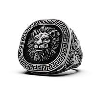 Thumbnail for León de Crin — Anillo Plata 950 - nativosjewelry