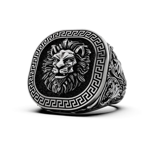 León de Crin — Anillo Plata 950 - nativosjewelry
