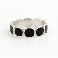 Thumbnail for Onyx Wheel — Anillo Plata 950 - nativosjewelry