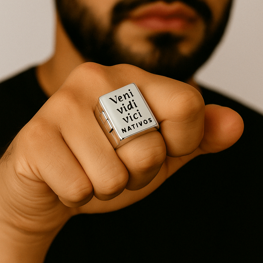 Relicario — Anillo Plata 950 - nativosjewelry