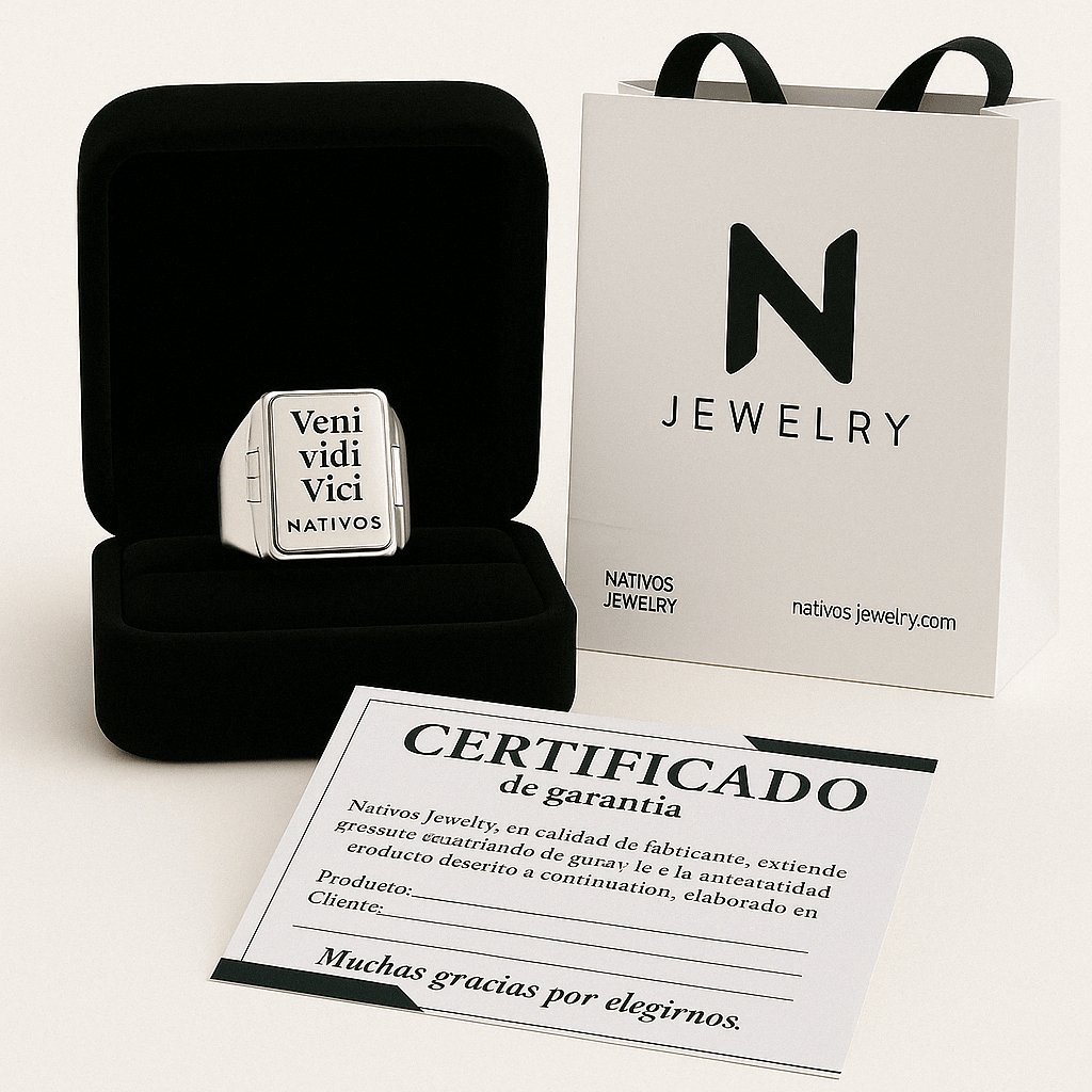 Relicario — Anillo Plata 950 - nativosjewelry