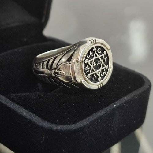 Salomón Sabiduría — Anillo Plata 950 - nativosjewelry