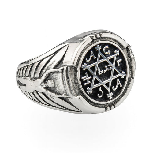 Salomón Sabiduría — Anillo Plata 950 - nativosjewelry