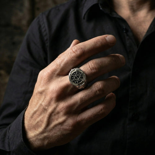 Salomón Sabiduría — Anillo Plata 950 - nativosjewelry