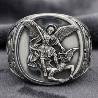 Thumbnail for San Miguel — Anillo Plata 950 - nativosjewelry