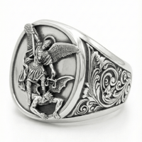 Thumbnail for San Miguel — Anillo Plata 950 - nativosjewelry