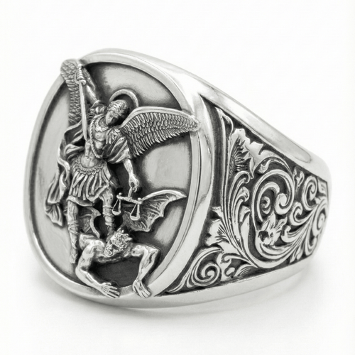 San Miguel — Anillo Plata 950 - nativosjewelry