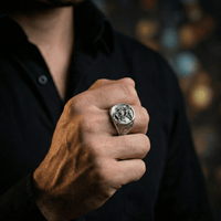 Thumbnail for San Miguel — Anillo Plata 950 - nativosjewelry