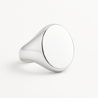 Thumbnail for Sello Oval — Anillo Plata 950 - nativosjewelry