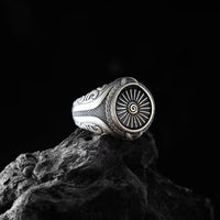 Thumbnail for Turbina — Anillo Plata 950 - nativosjewelry