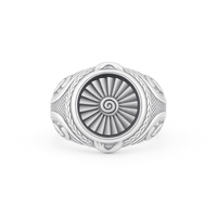 Thumbnail for Turbina — Anillo Plata 950 - nativosjewelry