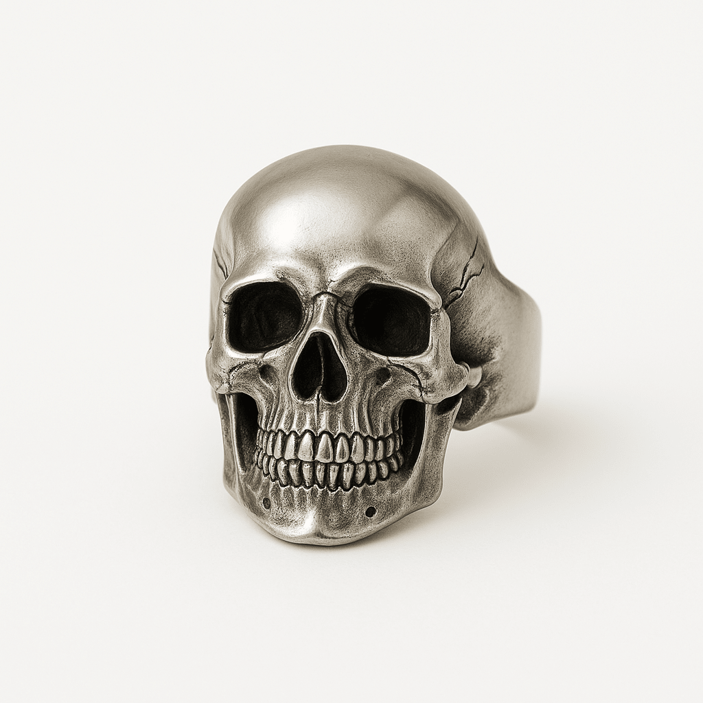 Anillo de Calavera en Plata 950 - nativosjewelry