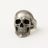 Thumbnail for Anillo de Calavera en Plata 950 - nativosjewelry