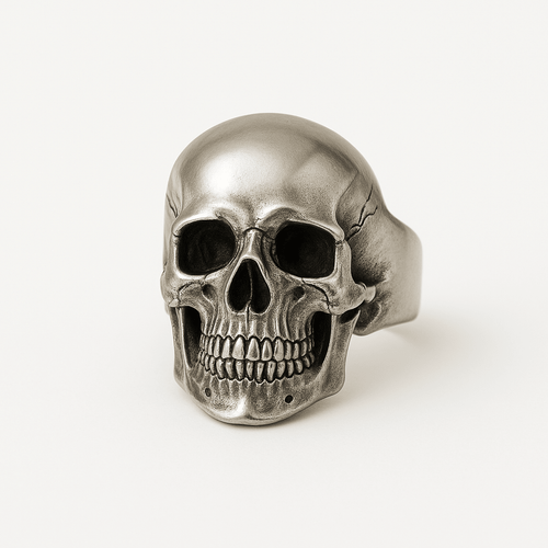 Anillo de Calavera en Plata 950 - nativosjewelry