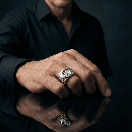 Clock’s — Anillo Plata 950 - nativosjewelry