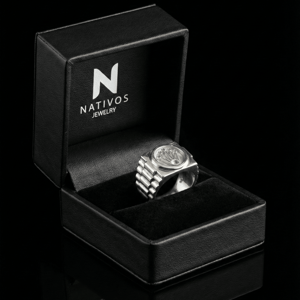Clock’s — Anillo Plata 950 - nativosjewelry