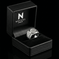 Thumbnail for Clock’s — Anillo Plata 950 - nativosjewelry