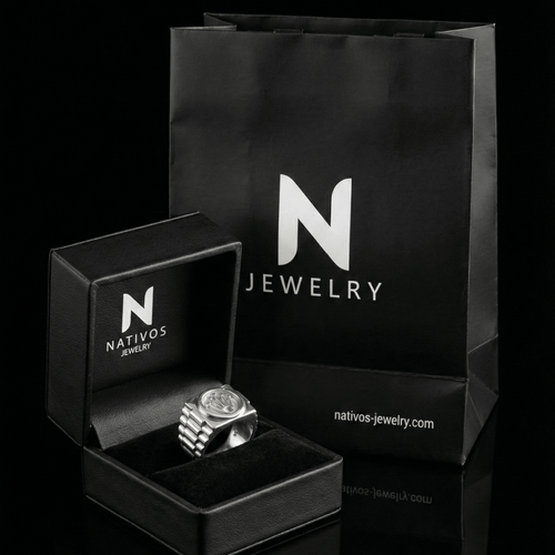 Clock’s — Anillo Plata 950 - nativosjewelry