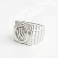 Thumbnail for Clock’s — Anillo Plata 950 - nativosjewelry